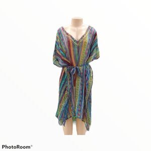 Green Swimsuit Cover Up With Bling S